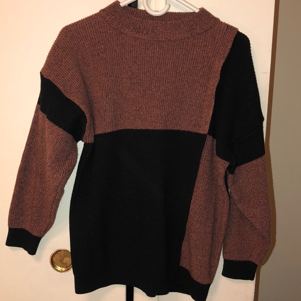 Vintage colorblock sweater